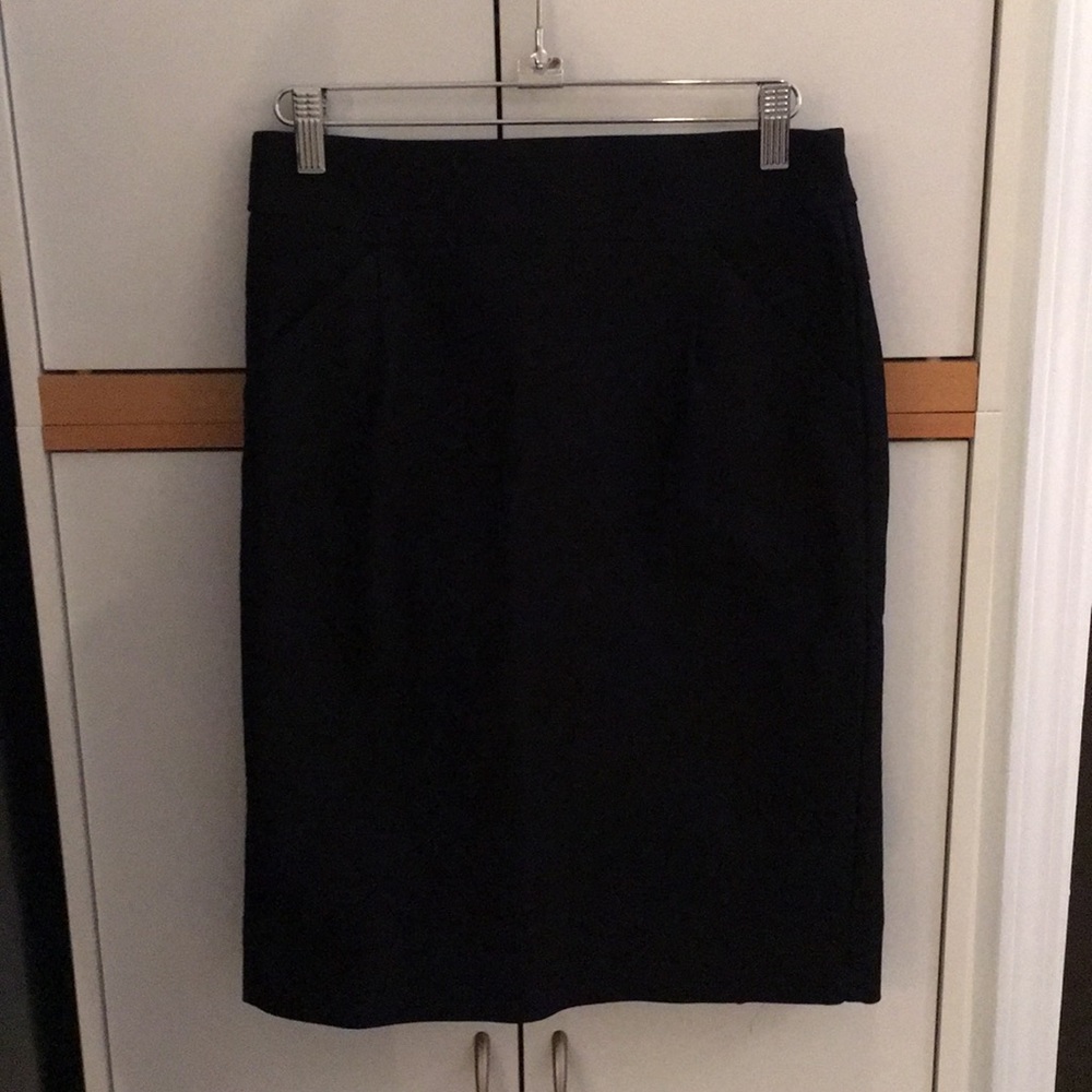 Classic Black Pencil Skirt